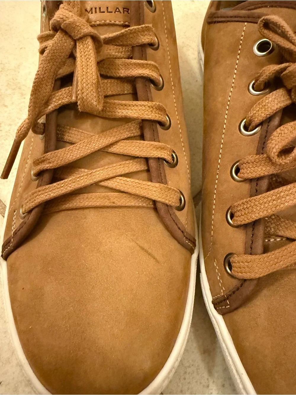 Peter Millar leather lace up shoes 10